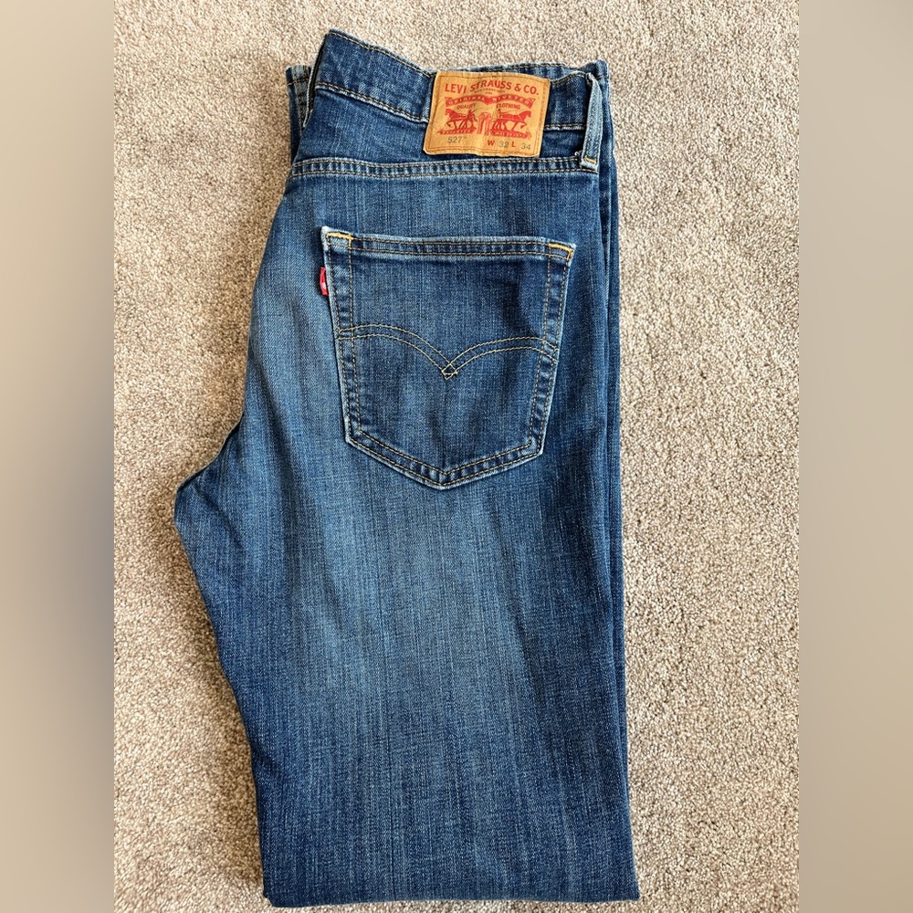 Levi's Men's 527 Classic Indigo Straight Jeans